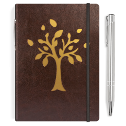 NOTES B6 Z DŁUGOPISEM DRZEWKO