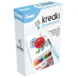 KREDKI AKWARELOWE PENTEL 12...