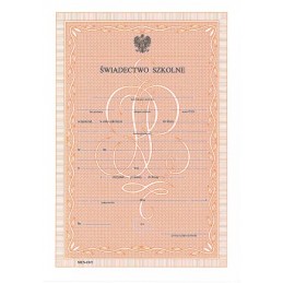 ŚWIADECTWO MEN I/9/1