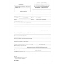 ARKUSZ OCEN MEN I/38a/2