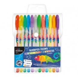 DŁUGOPIS ŻELOWY FLUO+BROKAT...