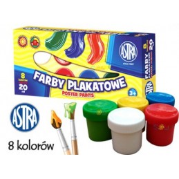 FARBY PLAKATOWE 8KOL.M+ M 20ML