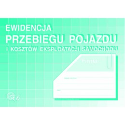 EWIDENCJA PRZEBIEGU POJAZDU...