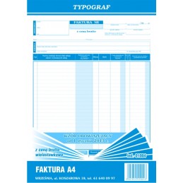 FAKTURA VAT A4 BRUTTO...