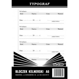 BLOCZEK KELNERSKI -...