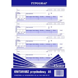 KWITARIUSZ PRZYCHODOWY A5...
