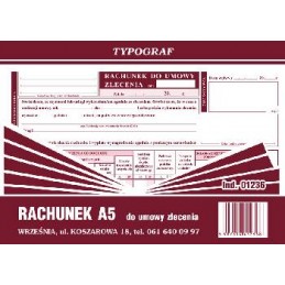 RACHUNEK DO UMOWY ZLECENIA...