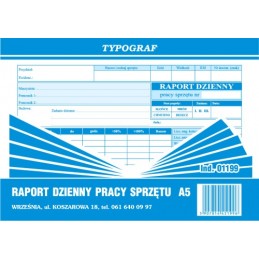 RAPORT DZIENNY PRACY...