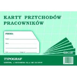 KARTY PRZYCHODÓW PRACOWNIKA...