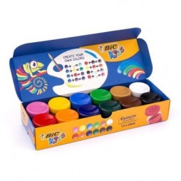 FARBY PLAKATOWE 12kol BIC 