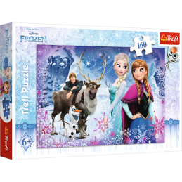 PUZZLE 160-EL FROZEN ZIMOWE...