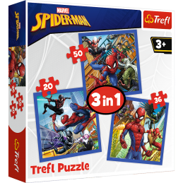 PUZZLE 3W1 PAJĘCZA SIŁA