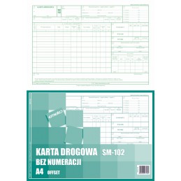 KARTA DROGOWA A4 80K SM-102...