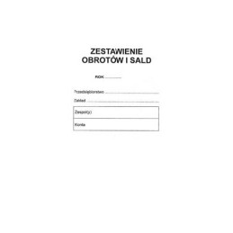 ZESTAWIENIE OBROTÓW I SALD...