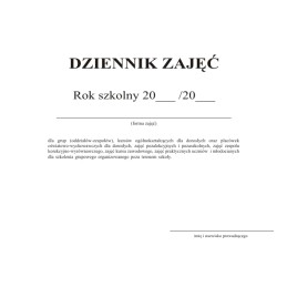 DZIENNIK ZAJĘĆ...