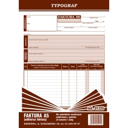 FAKTURA A5 (Odbiorca...