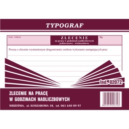 ZLECENIE NA PRACĘ W...