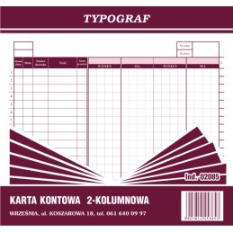 KARTA KONTOWO-FINANSOWA...