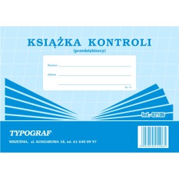 KSIĄŻKA KONTROLI A5...