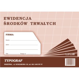 EWIDENCJA ŚRODKÓW TRWAŁYCH...