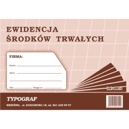 EWIDENCJA ŚRODKÓW TRWAŁYCH...