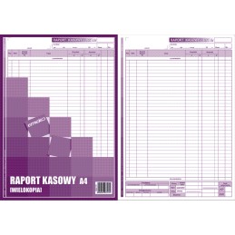 RAPORT KASOWY A4 80K WIEL. 727