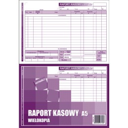 RAPORT KASOWY A5 80K WIEL. 746
