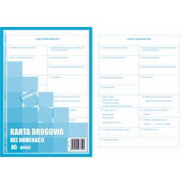 KARTA DROGOWA A5 80k NOWY...