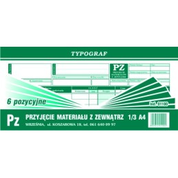 PZ 1/3 A4 6-POZ TYPOGRAF 01100