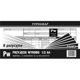 PW 1/3 A4 6-POZ. TYPOGRAF...