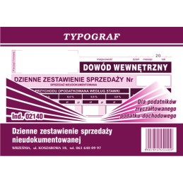 DZIENNE ZESTAWIENIE...