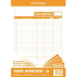 DOWÓD WEWNĘTRZNY A5...