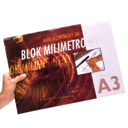 BLOK MILIMETROWY A3 20K.