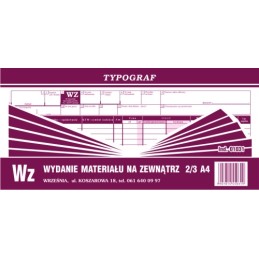 WZ 2/3 A4 TYPOGRAF 01031
