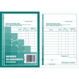 RACHUNEK DLA KONSUM. A6...