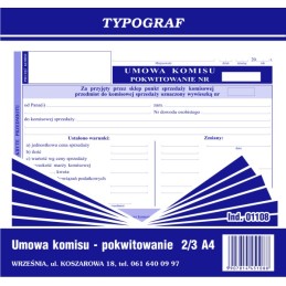 UMOWA KOMISU-POKWITOWANIE...