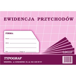 EWIDENCJA PRZYCHODÓW A4...
